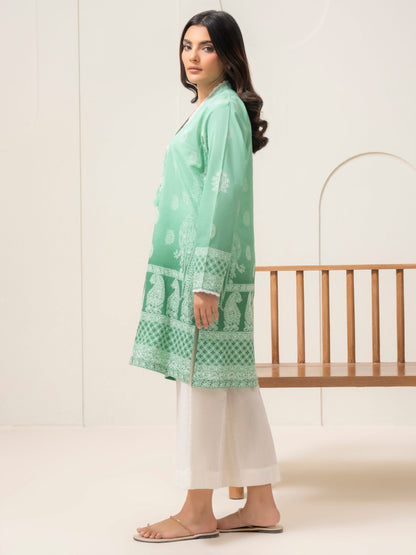 Lawn Top-Emboss Print (Pret)