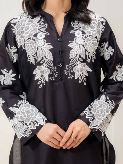 Lawn Co-Ord Set-Embroidered (Pret)