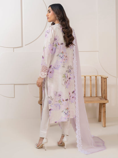 3 Piece Lawn Suit-Embroidered (Pret)