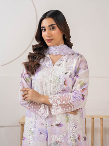 3 Piece Lawn Suit-Embroidered (Pret)
