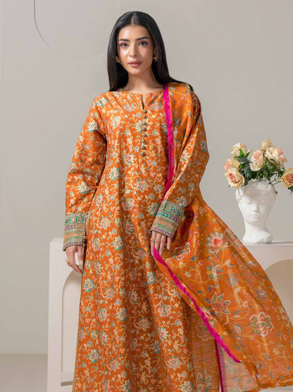 3 Piece Lawn Suit-Embroidered (Pret)