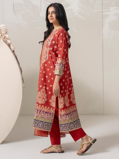 3 Piece Lawn Suit-Paste Print  (Pret)