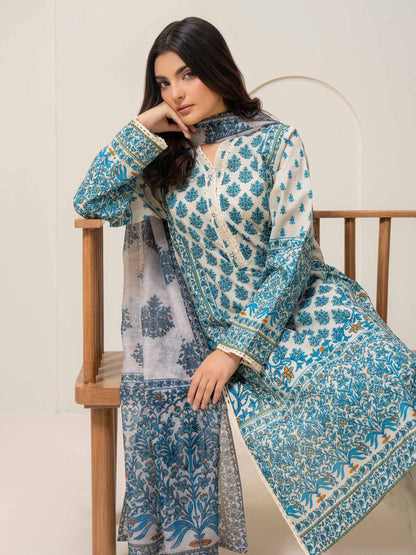 3 Piece Lawn Suit-Printed (Pret)