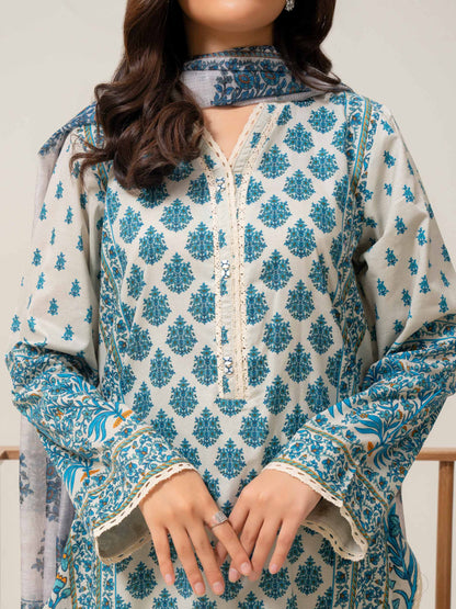 3 Piece Lawn Suit-Printed (Pret)
