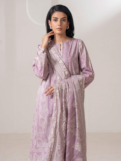 3 Piece Lawn Suit-Embroidered (Pret)