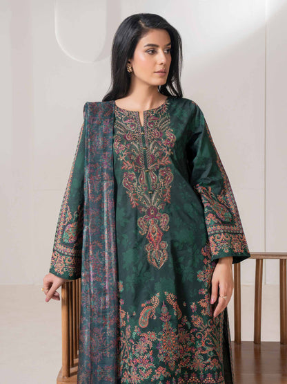 3 Piece Lawn Suit-Embroidered (Pret)