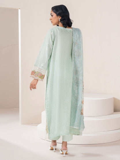3 Piece Lawn Suit-Embroidered (Pret)