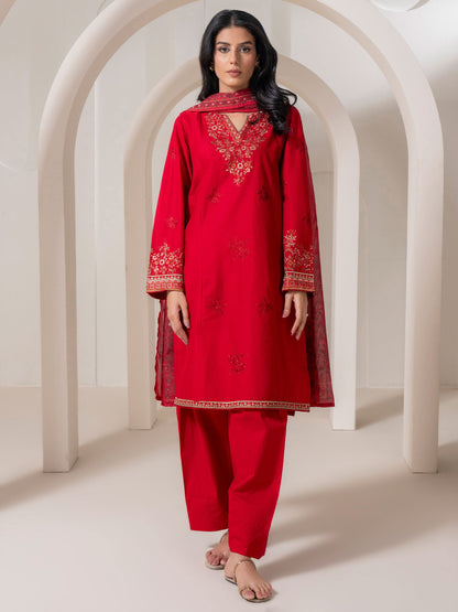 3 Piece Lawn Suit-Embroidered (Pret)