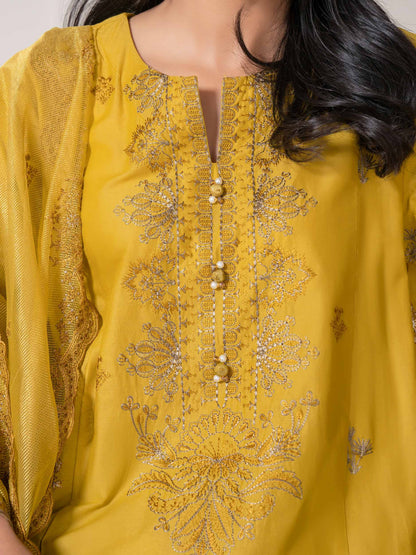 3 Piece Lawn Suit-Embroidered (Pret)