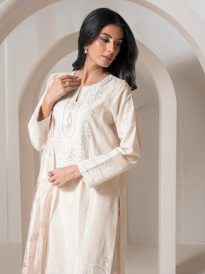 3 Piece Lawn Suit-Embroidered (Pret)