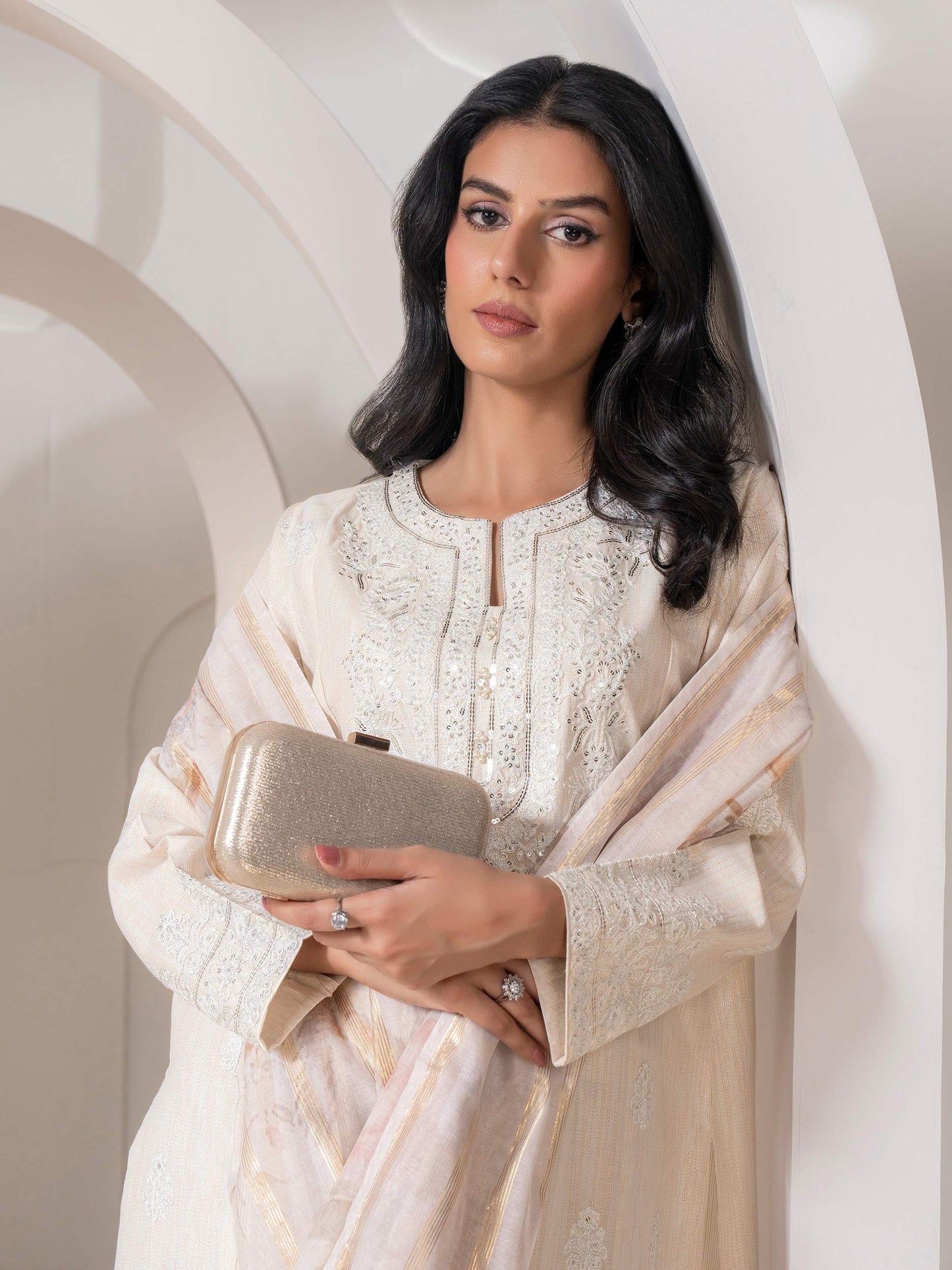 3 Piece Lawn Suit-Embroidered (Pret)