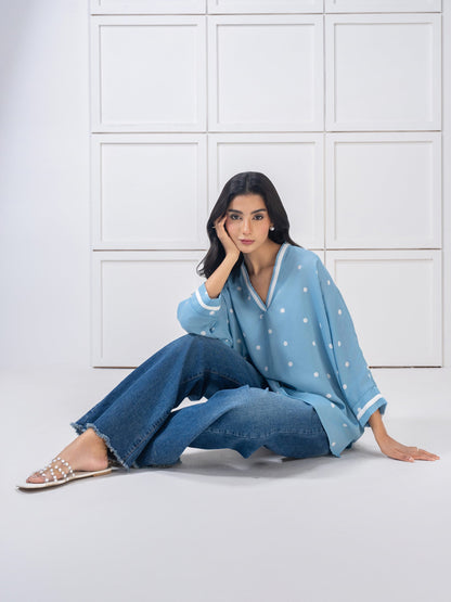 Printed Silk Top