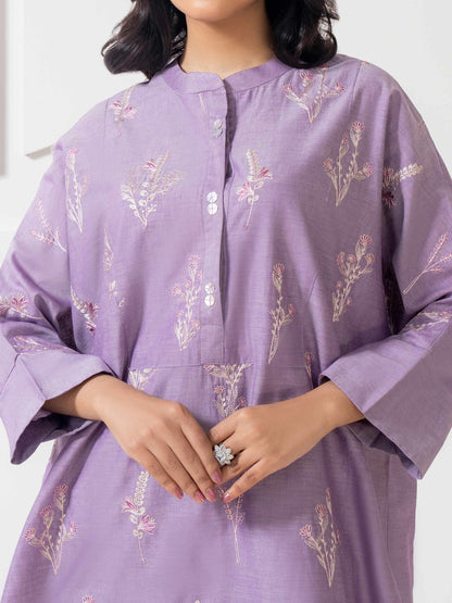Yarn Dyed Co-Ord Set-Embroidered (Pret)