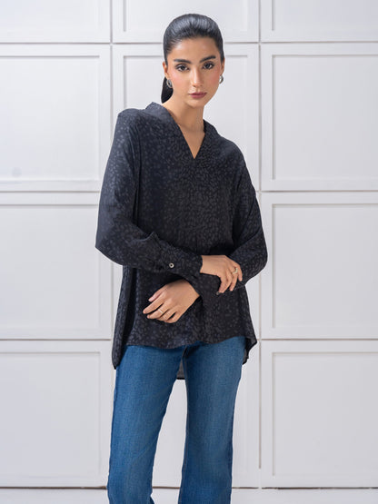 Printed Silk Top