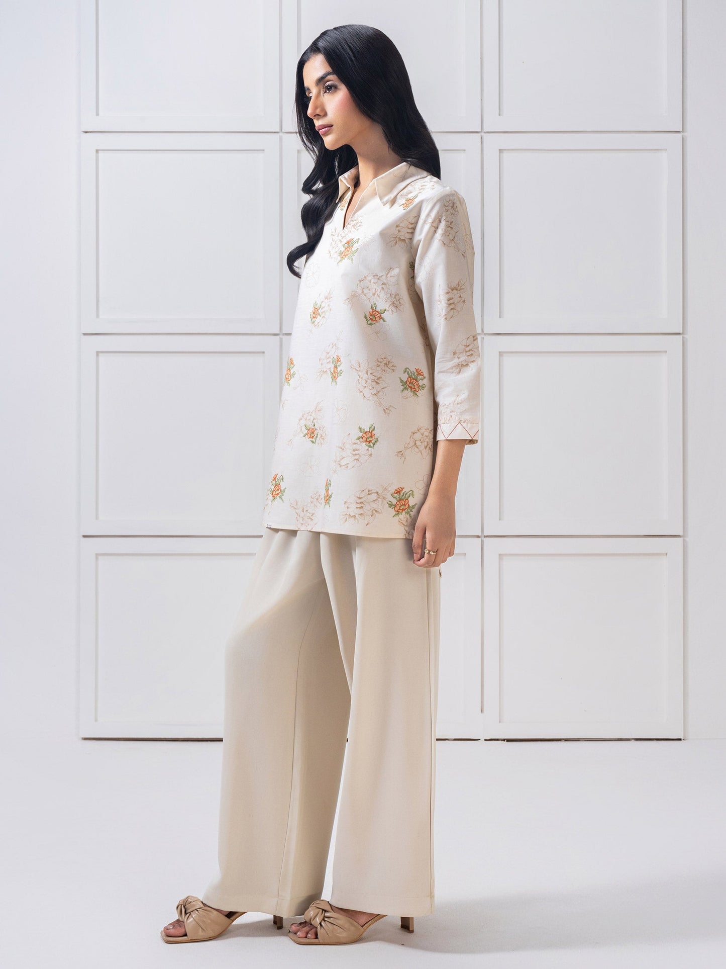 Printed Silk Top  (Pret)