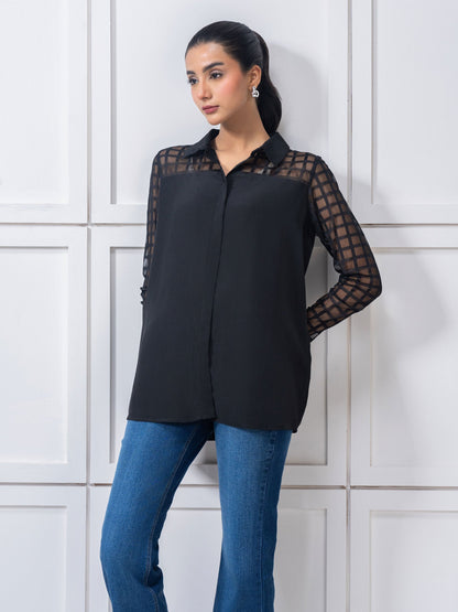 Dyed Silk Top