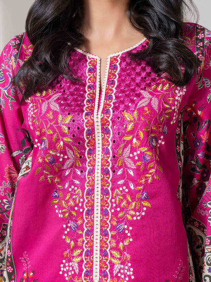 3 Piece Lawn Suit-Embroidered (Pret)