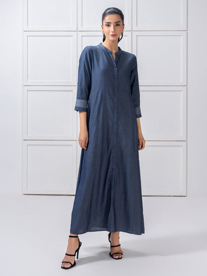 Dyed Denim Dress