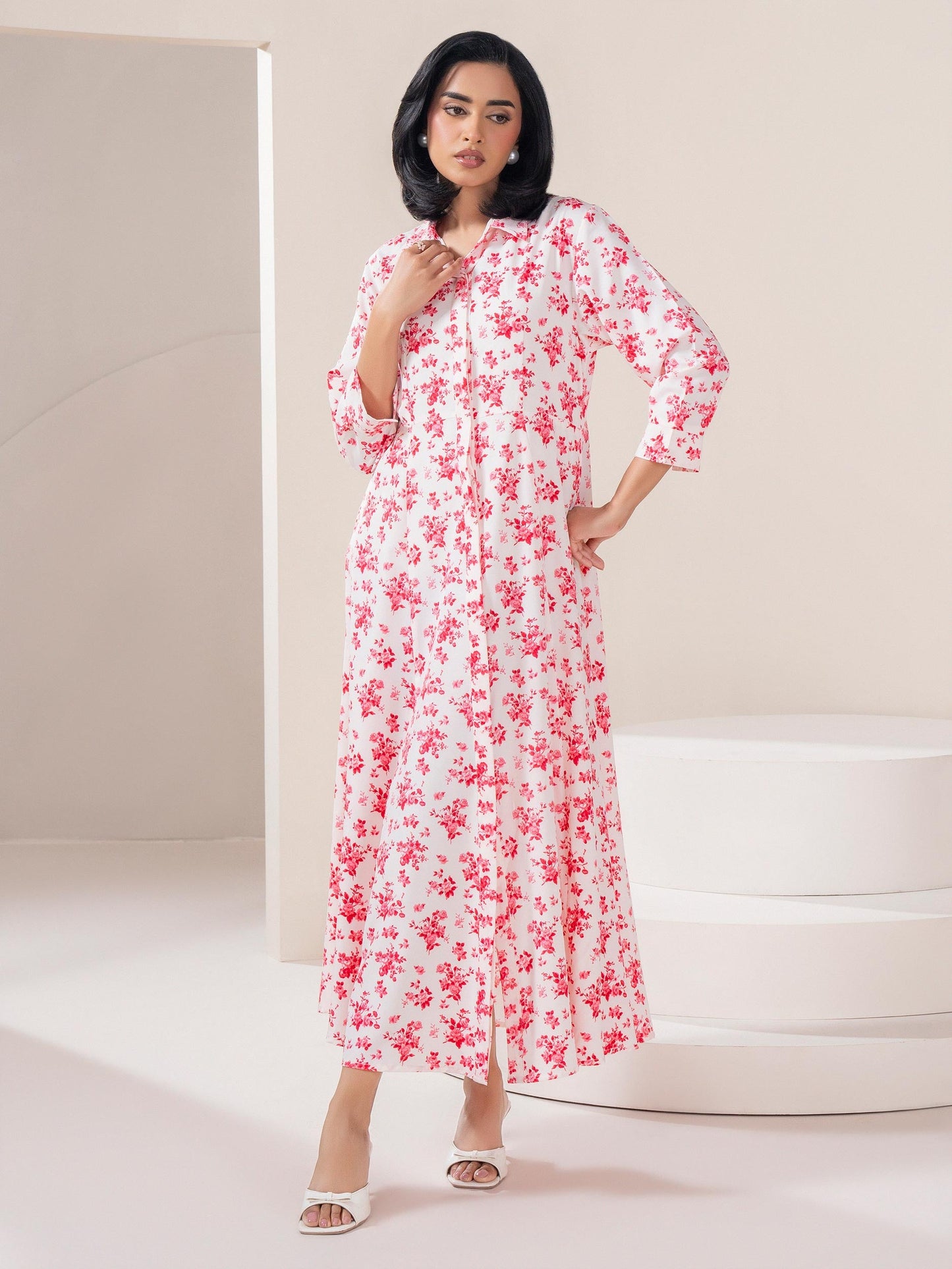 Printed Grip Dress