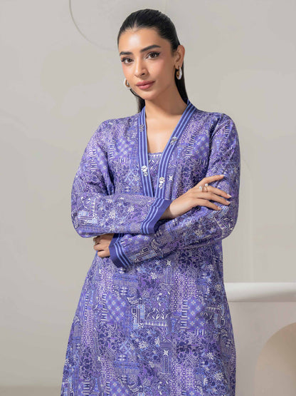 Lawn Shirt-Printed (Pret)
