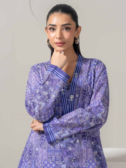 Lawn Shirt-Printed (Pret)