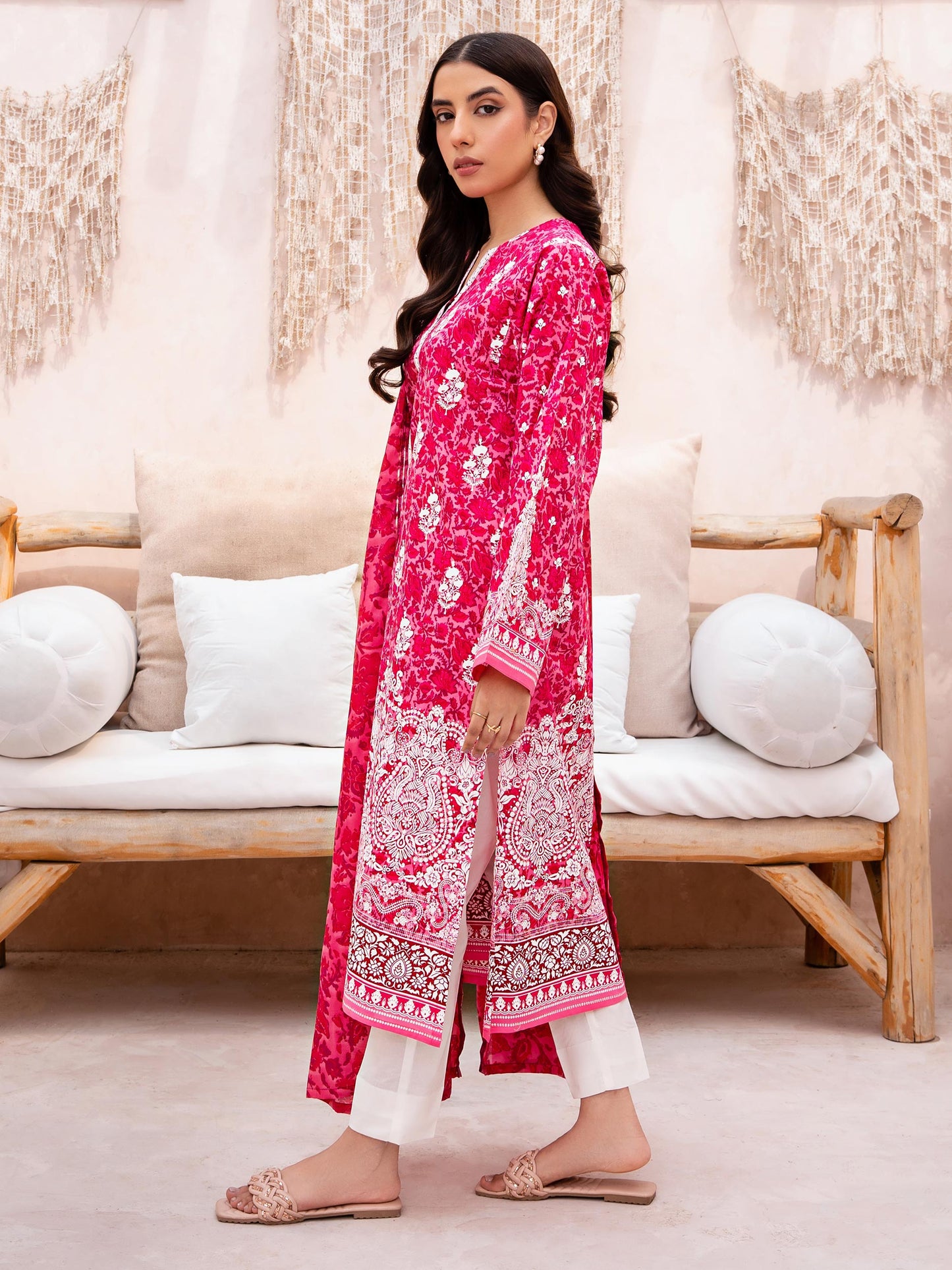 2 Piece Lawn Suit-Paste Print (Unstitched)
