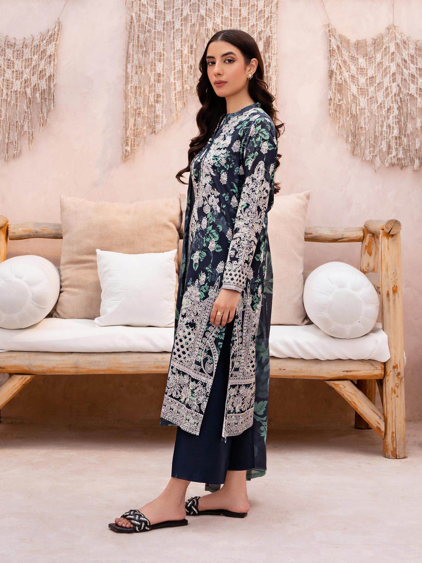 3 Piece Lawn Suit-Printed (Unstitched)