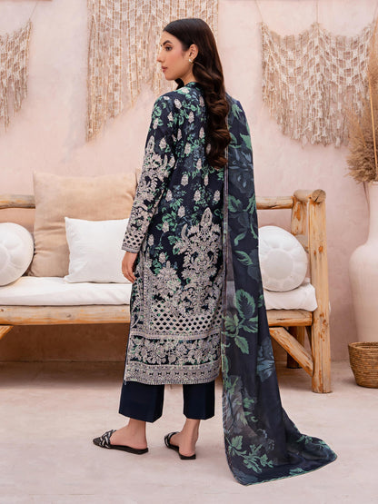 3 Piece Lawn Suit-Printed (Unstitched)