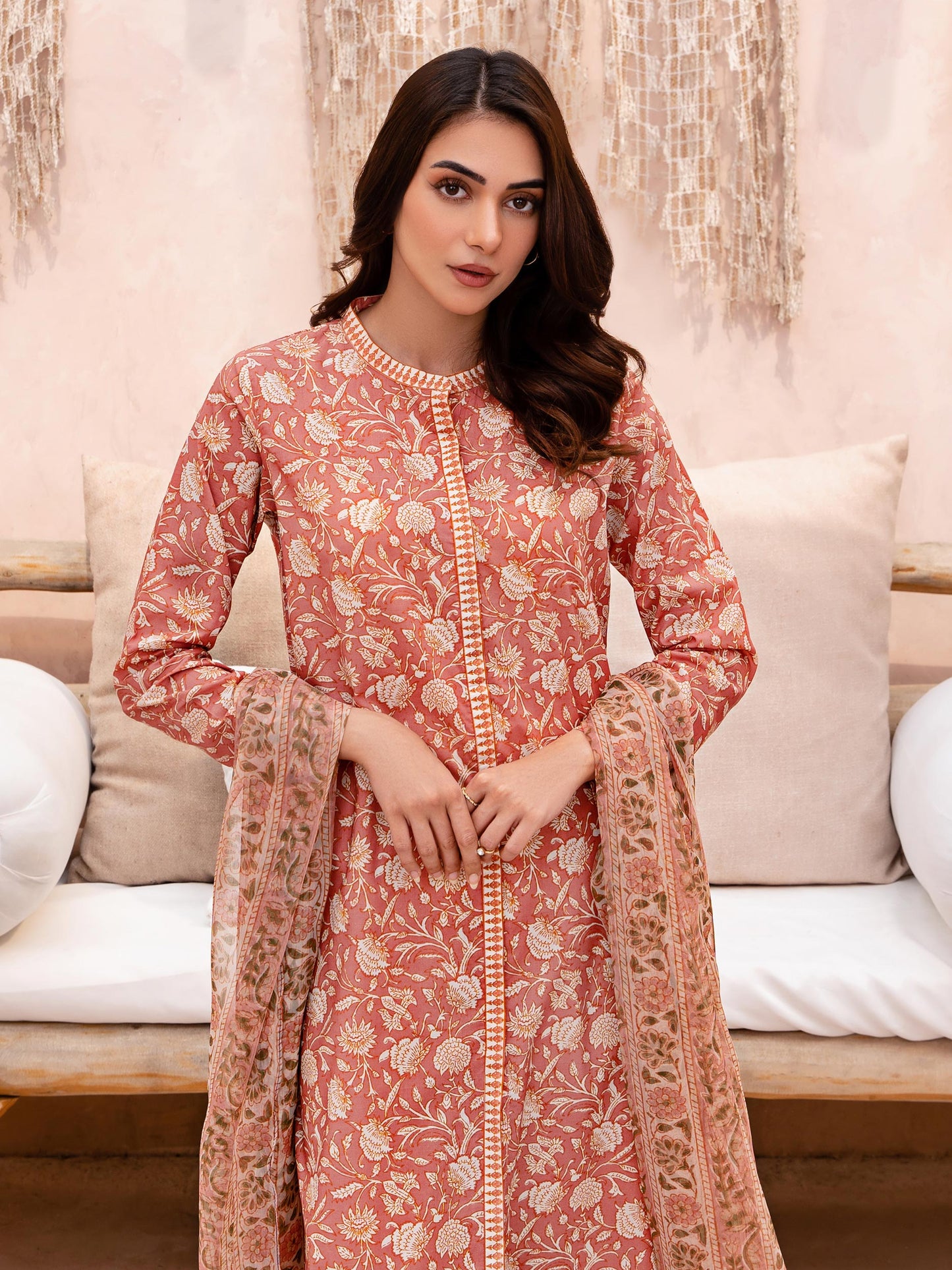 3 Piece Lawn Suit-Printed (Unstitched)
