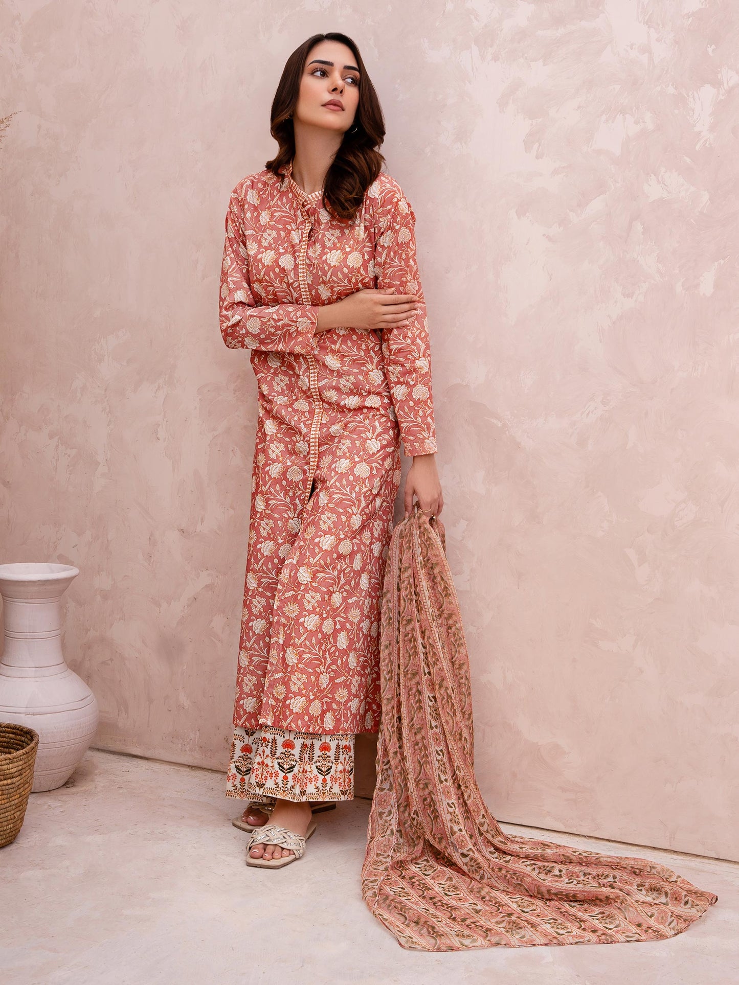 3 Piece Lawn Suit-Printed (Unstitched)