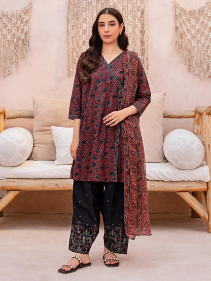 3 Piece Lawn Suit-Printed (Unstitched)
