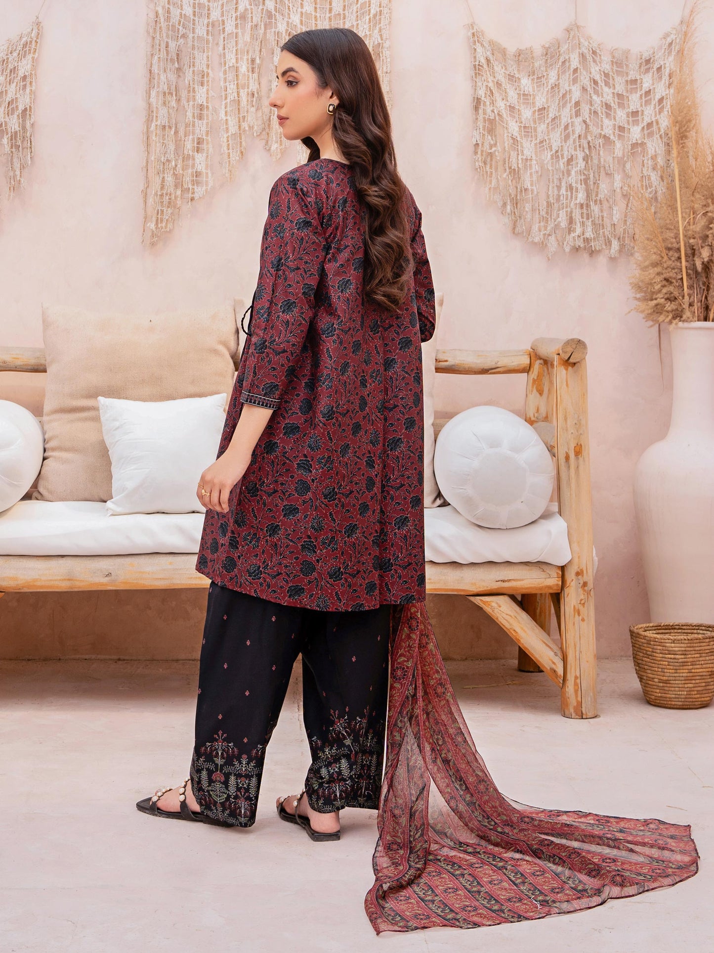 3 Piece Lawn Suit-Printed (Unstitched)