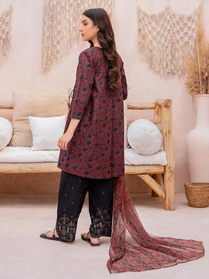 3 Piece Lawn Suit-Printed (Unstitched)