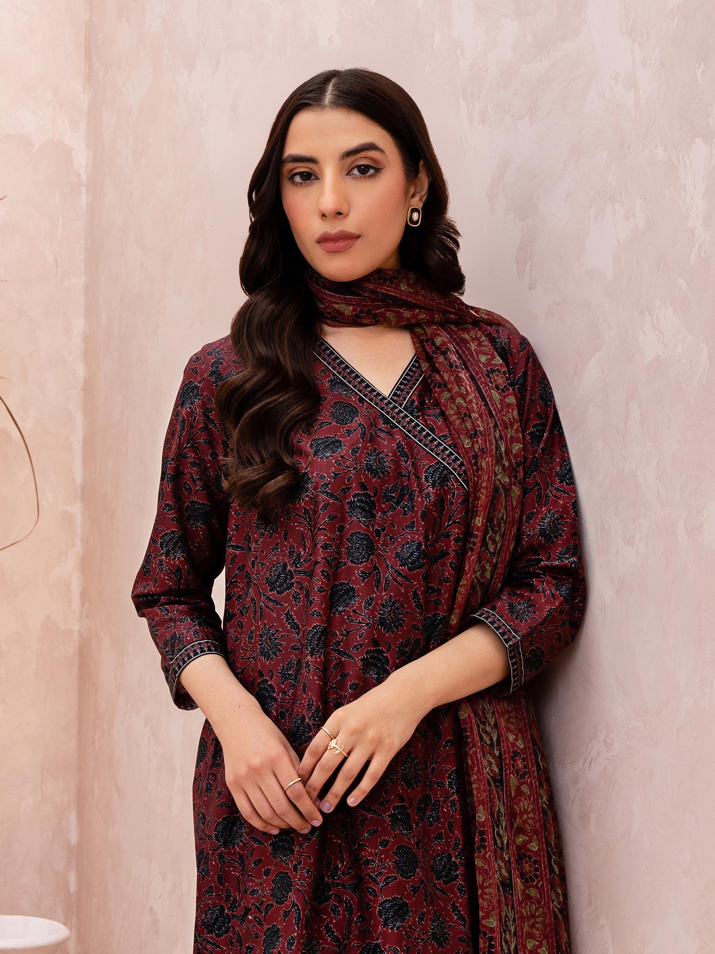 3 Piece Lawn Suit-Printed (Unstitched)