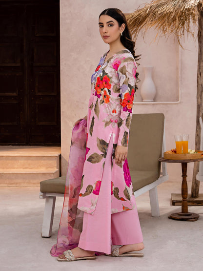 3 Piece Lawn Suit-Printed (Unstitched)