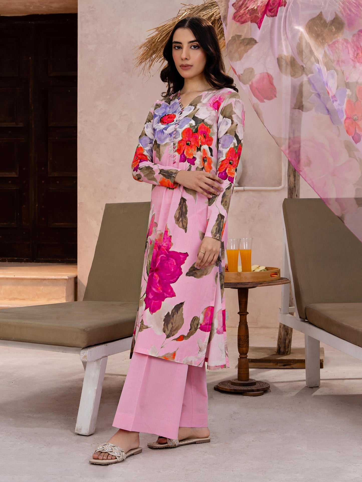 3 Piece Lawn Suit-Printed (Unstitched)