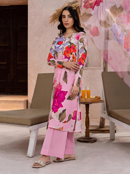 3 Piece Lawn Suit-Printed (Unstitched)