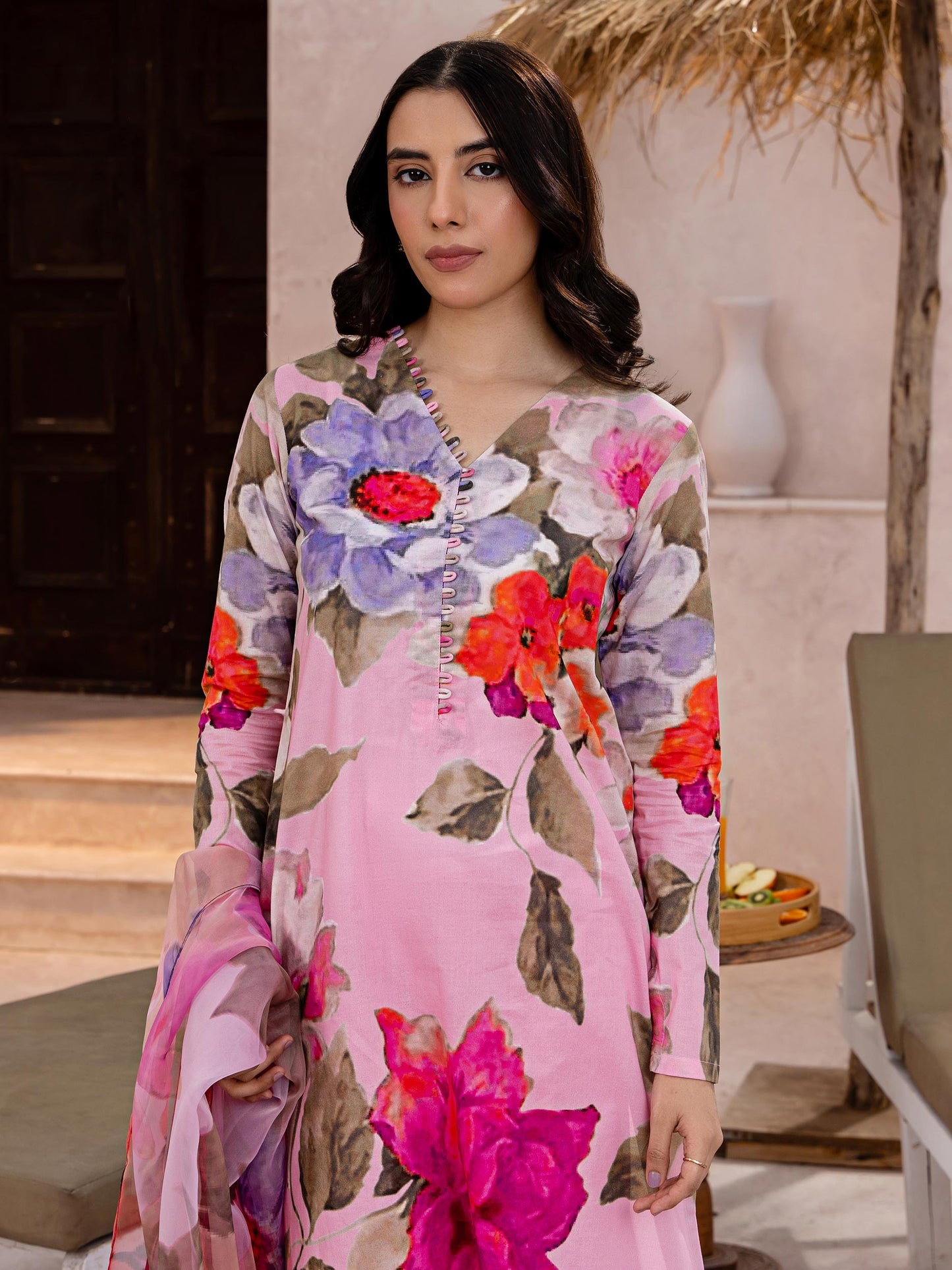 3 Piece Lawn Suit-Printed (Unstitched)