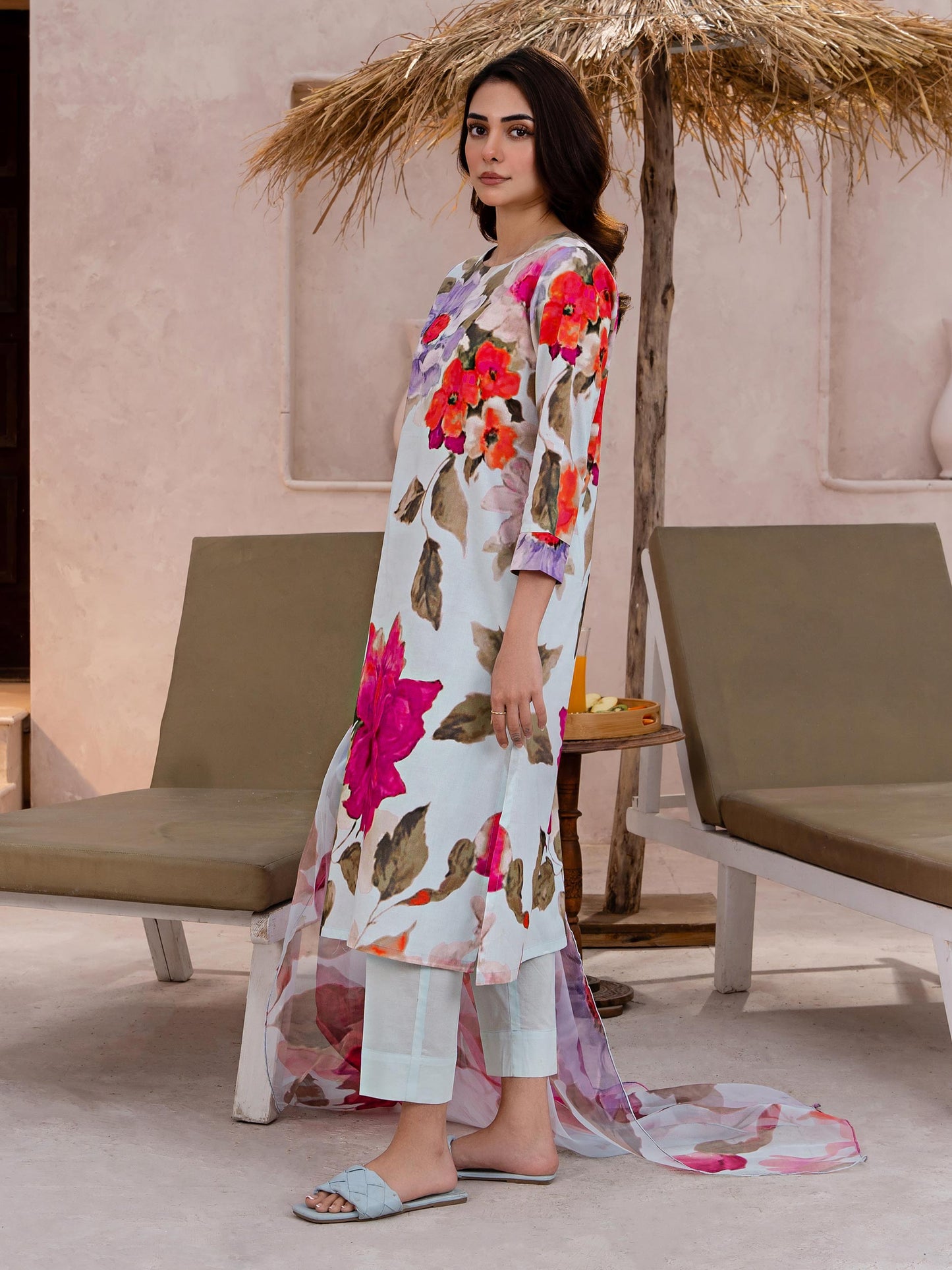3 Piece Lawn Suit-Printed (Unstitched)