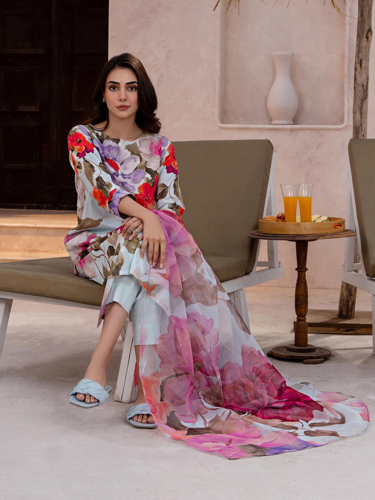 3 Piece Lawn Suit-Printed (Unstitched)