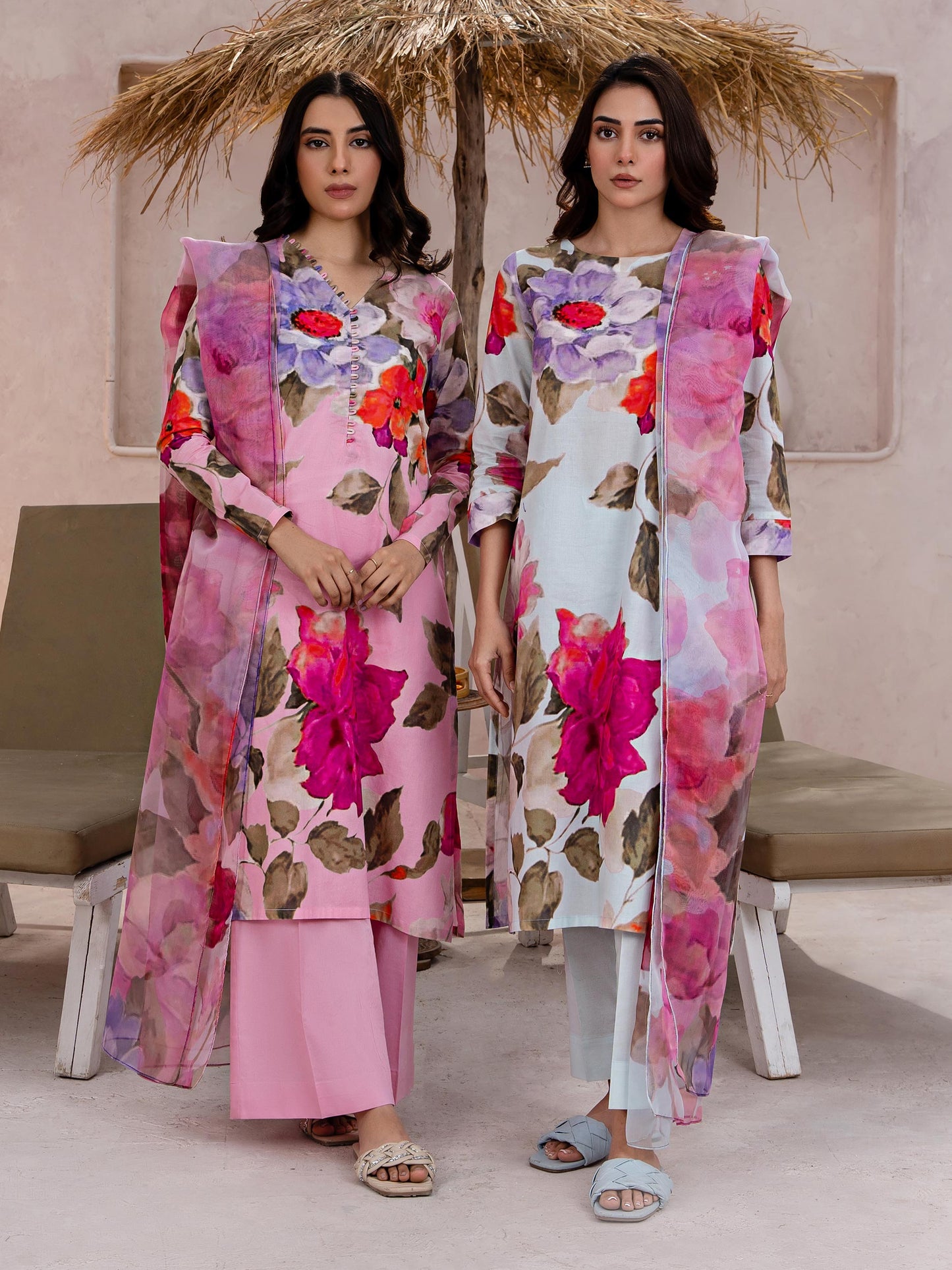 3 Piece Lawn Suit-Printed (Unstitched)