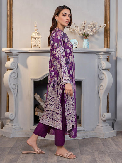 3 Piece Lawn Suit-Printed (Unstitched)