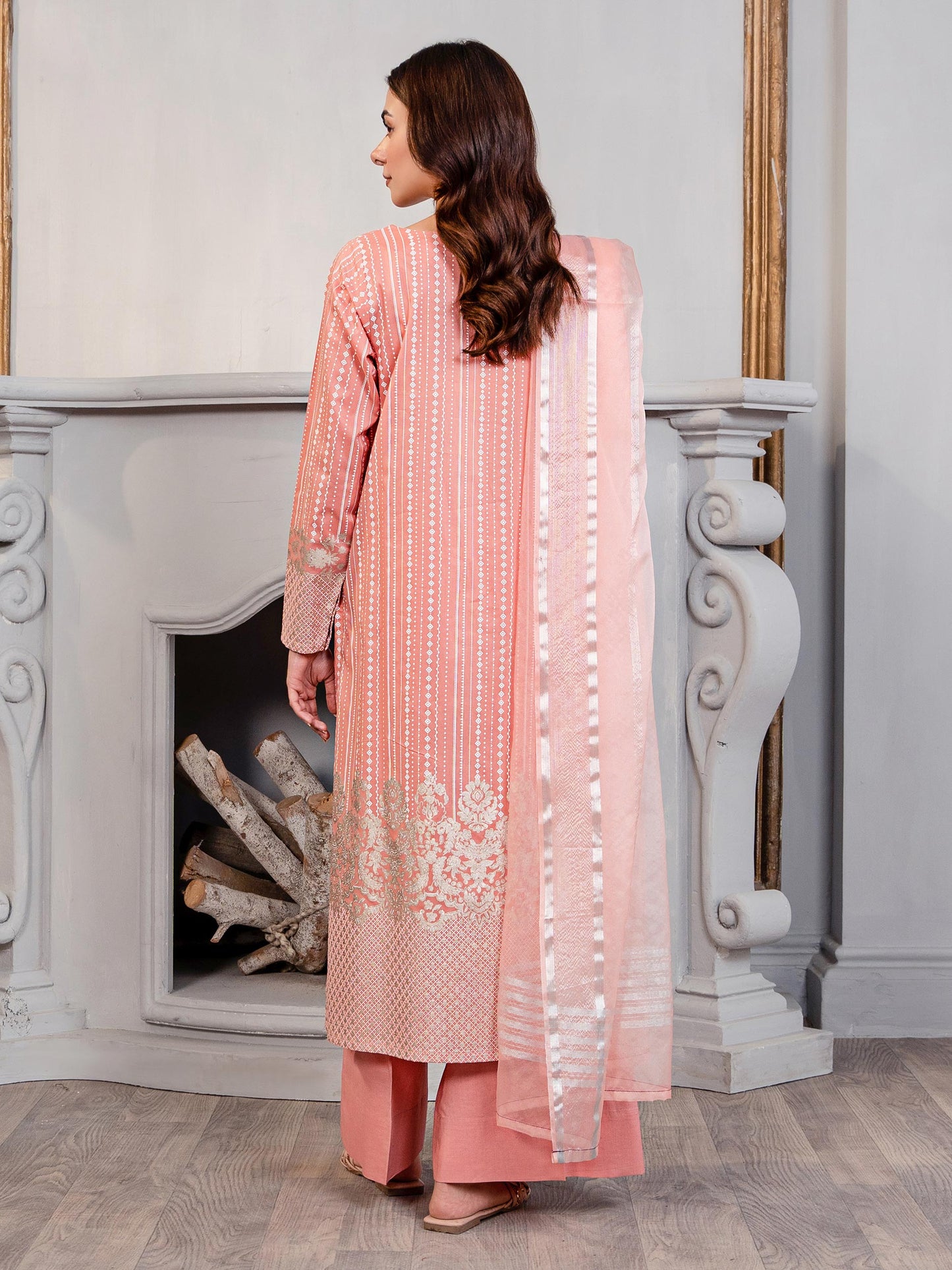3 Piece Lawn Suit-Paste Print (Unstitched)