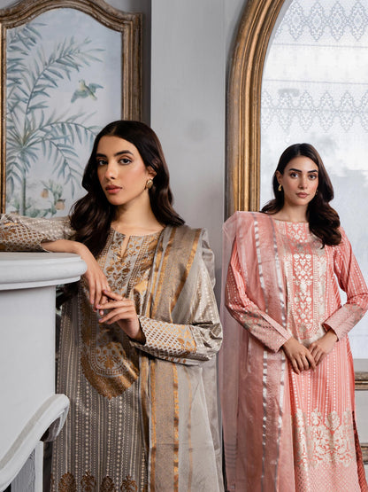 3 Piece Lawn Suit-Paste Print (Unstitched)