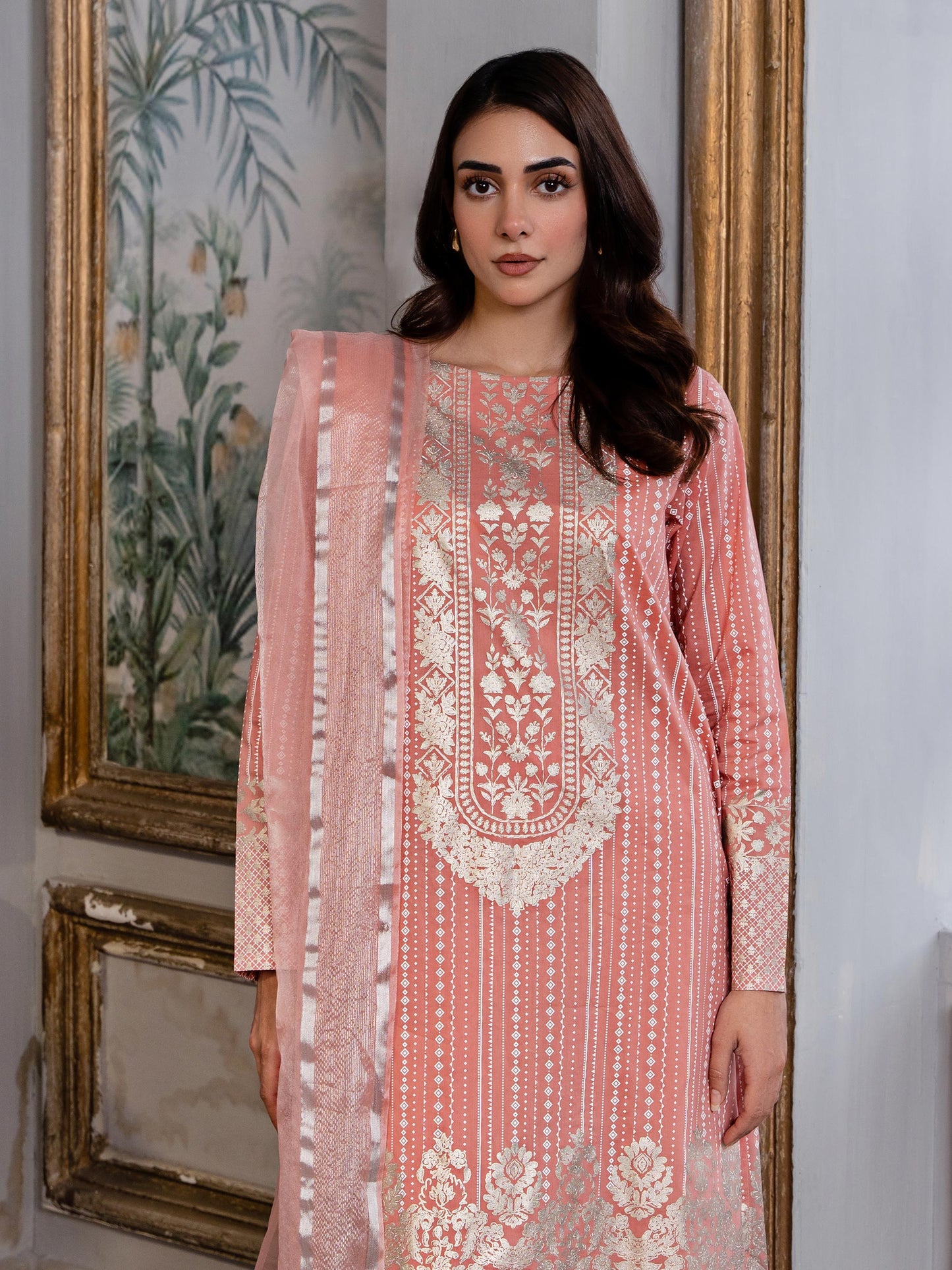 3 Piece Lawn Suit-Paste Print (Unstitched)