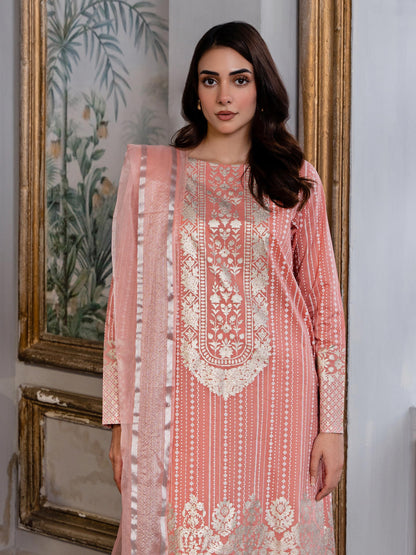 3 Piece Lawn Suit-Paste Print (Unstitched)