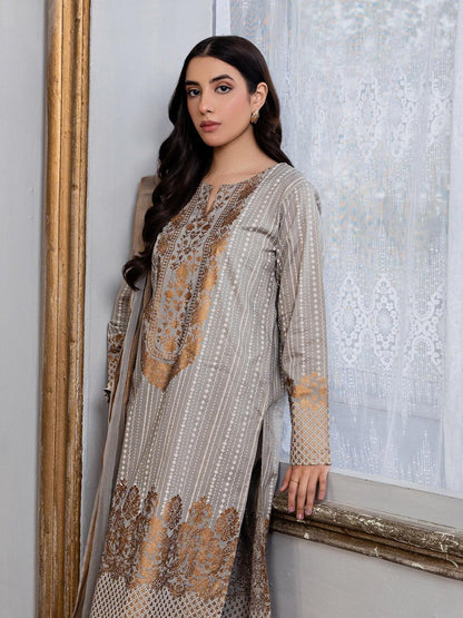 3 Piece Lawn Suit-Paste Print (Unstitched)