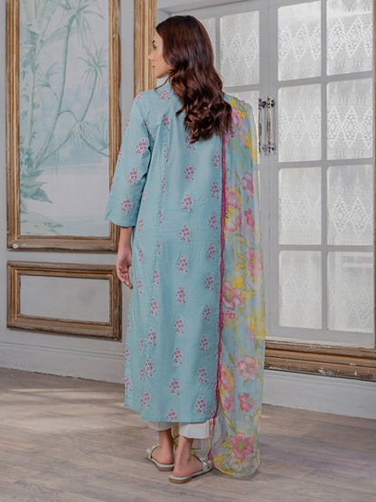 2 Piece Lawn Suit-Emboss Print (Unstitched)