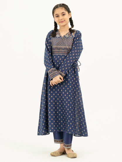 2 Piece Lawn Suit-Pasted (Pret)