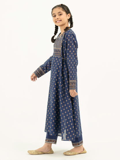 2 Piece Lawn Suit-Pasted (Pret)